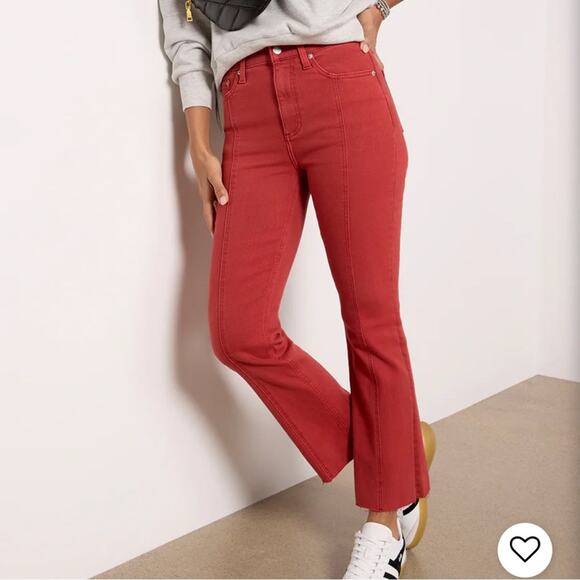 Pistola Rouge Lennon High Rise Crop Boot Jeans - Picture 1 of 11